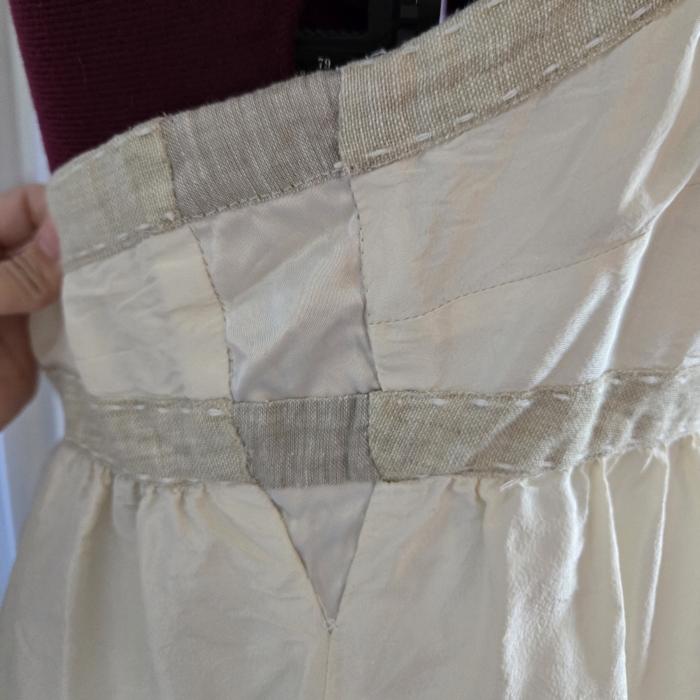 J. Crew Cream Silk Strappy Midi Dress Petite 10 - Picture 4 of 10
